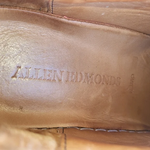 Allen Edmonds Owen White Leather Casual Athletic Sneaker Tennis Shoe Men 11 D - Picture 4 of 14